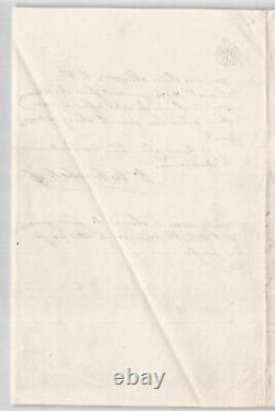 Louis Alexis Desmichels Lettre autographe signée à un ami 3 pages 1843