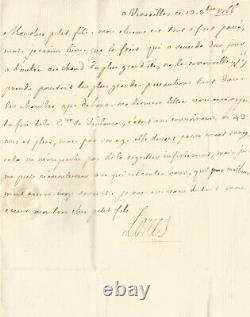 Louis XV Lettre autographe signée à son petit-fils, Ferdinand Ier de Parme