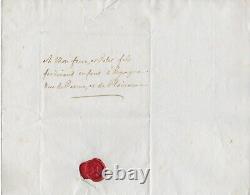 Louis XV Lettre autographe signée mort de la reine