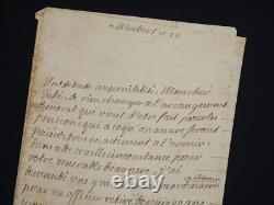 Louis de Noailles Maréchal de France Lettre autographe signée