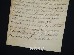 Louis de Noailles Maréchal de France Lettre autographe signée