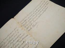 Louis de Noailles Maréchal de France Lettre autographe signée