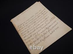 Louis de Noailles Maréchal de France Lettre autographe signée