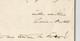 Louise Bertin Lettre Autographe Sign&eacute;e Pour Une R&eacute;p&eacute;tition 1860