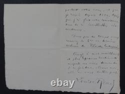 Louise READ LETTRE AUTOGRAPHE SIGNÉE, 1896