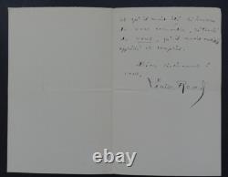 Louise READ LETTRE AUTOGRAPHE SIGNÉE, RUE ROUSSELET, 1894