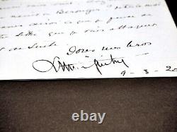 Lucien GUITRY Lettre autographe signée sur Littré et Béranger de Sacha Guitry