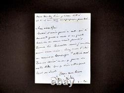 Lucien GUITRY Lettre autographe signée sur Littré et Béranger de Sacha Guitry