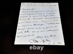 Lucien GUITRY lettre autographe signée Littré et Béranger de Sacha Guitry