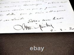 Lucien GUITRY lettre autographe signée Littré et Béranger de Sacha Guitry