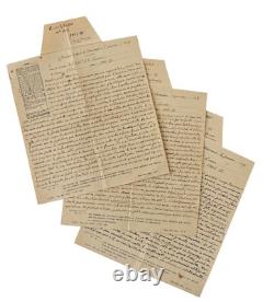 Lucien REBATET Lettre autographe signée à son épouse. Longue lettre de prison