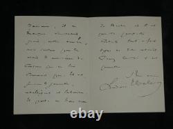Ludovic Halévy Lot de 12 lettres autographes signées 1858/1902