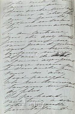 MADELEINE LEMAIRE, Délai pour un tableau, Lettre manuscrite autographe signée