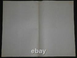 MAQUET Auguste LETTRE AUTOGRAPHE SIGNÉE, 1899 à un ami proche. Vous aime