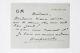 Maupassant Carte-lettre Autographe Signée à La Comtesse Potocka 1883