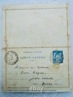 MISTRAL Frédéric Carte-Lettre autographe signée 19 mai 1901