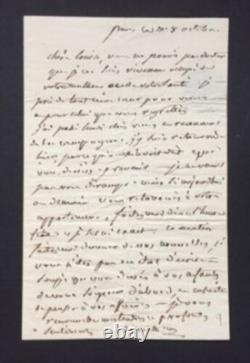 MONTMORENCY-LAVAL Lettre autographe signée Comtesse