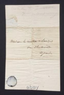 MONTMORENCY-LAVAL Lettre autographe signée Comtesse