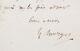 Murger Lettre Autographe Signée à Un éditeur Manuscrit Autographe 1850