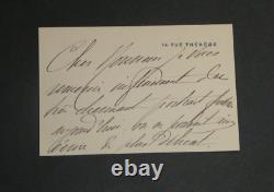 Madame AMEL Comédie française Ensemble de 9 lettres autographes signées