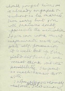 Mahatma GANDHI Lettre autographe signée. Son retour à Travancore. 1937