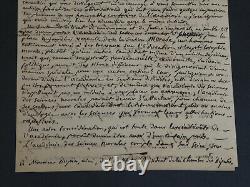 Marc-Antoine Jullien de Paris Lettre autographe signée La terreur 1836
