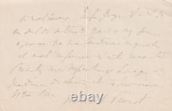 Marcel PROUST Lettre autographe signée 1913 Faire part Wynckele