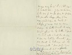 Marcel PROUST Lettre autographe signée à G. Lauris. La fuite à Cabourg. 1908