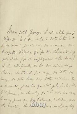 Marcel PROUST Lettre autographe signée à Lauris. La mort de sa mère