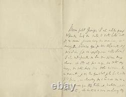 Marcel PROUST Lettre autographe signée à Lauris. La mort de sa mère