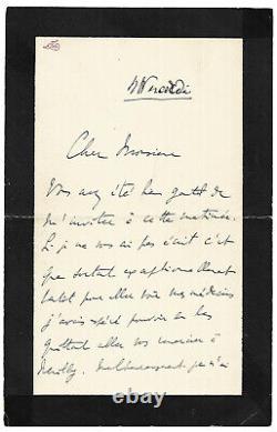 Marcel PROUST / Lettre autographe signée à R. De Montesquiou / Venise / Tintoret