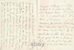 Marcel PROUST Longue lettre autographe signée (8pp) sur son chagrin éternel