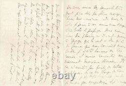 Marcel PROUST Longue lettre autographe signée (8pp) sur son chagrin éternel