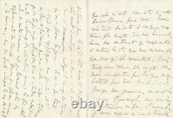 Marcel PROUST Longue lettre autographe signée (8pp) sur son chagrin éternel