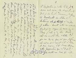 Marcel PROUST Longue lettre autographe signée à Georges de Lauris. 8 pages