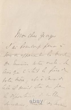 Marcel PROUST Tendre lettre autographe signée 1913 Belle signature