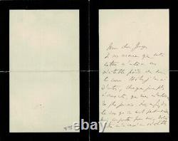 Marcel PROUST ses poids sur le coeur Lettre autographe signée. Octobre 1906