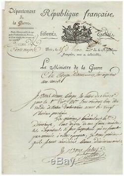 Maréchal Berthier / Lettre Signée (1802) / Au Citoyen Martial Daru / Napoléon