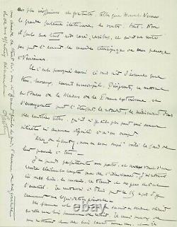 Maréchal LYAUTEY -Importante lettre autographe signée sur l'Exposition coloniale