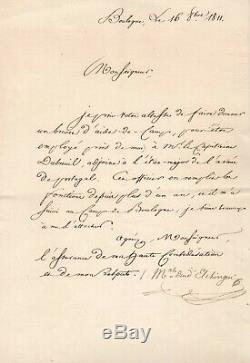 Maréchal Ney / Lettre Signée (1811) À Alexandre Berthier / Napoléon / Boulogne