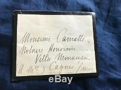 Marechal Petain Lettre Autographe Signee 1930 Epouse Militaria Rarissime