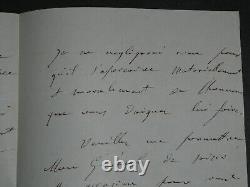 Maréchal de Canrobert Lettre autographe signée à un Général 1851