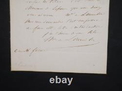 Maréchal de LAURISTON Lettre autographe signée Gretry Lefresnois