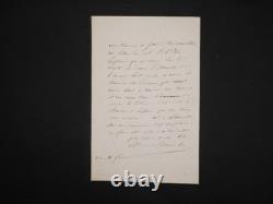 Maréchal de LAURISTON Lettre autographe signée Gretry Lefresnois