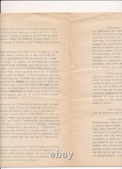 Marguerite YOURCENAR L'Écrivain devant l'histoire dédicacé signé autographe 1954