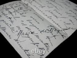 Marie DE REGNIER lettre autographe signée ma sympathique petite gueule
