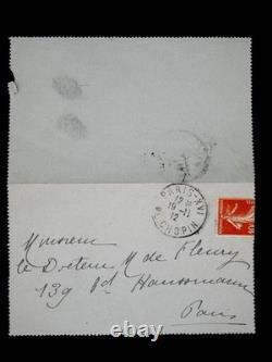 Marie DE REGNIER lettre autographe signée ma sympathique petite gueule