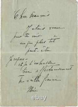 Marie LAURENCIN Ensemble de 5 lettres autographes signées à François de Gouy