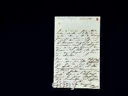 Marie Pleyel Belle lettre autographe signée à M. De Trémont 1844