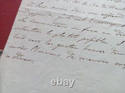 Marine Admiral Sidney Smith Rival De Nelson Lettre Autographe Signee 1795